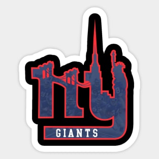 New York Giants Football Sticker